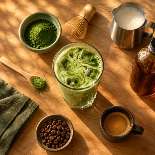 L'essor du verre matcha dans l'industrie du café