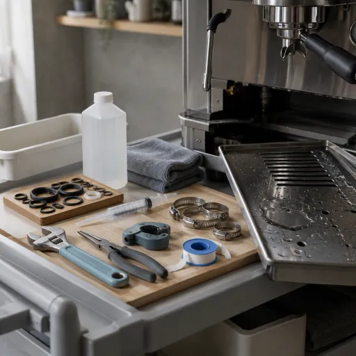 Machine à café qui fuit : diagnostiquer et sécuriser votre service professionnel