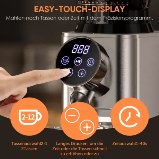 Avis Biolomix CG210 : un moulin à café orienté espresso avec 48 réglages et mode intelligent
