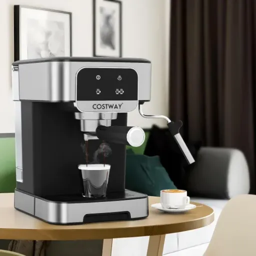 Avis COSTWAY Machine à Espresso 20 Bars : une compacte orientée barista à prix raisonnable