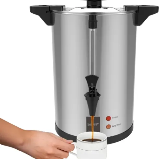 Avis Valgus Percolateur 20L (135 tasses) : une grosse urne à café taillée pour les événements