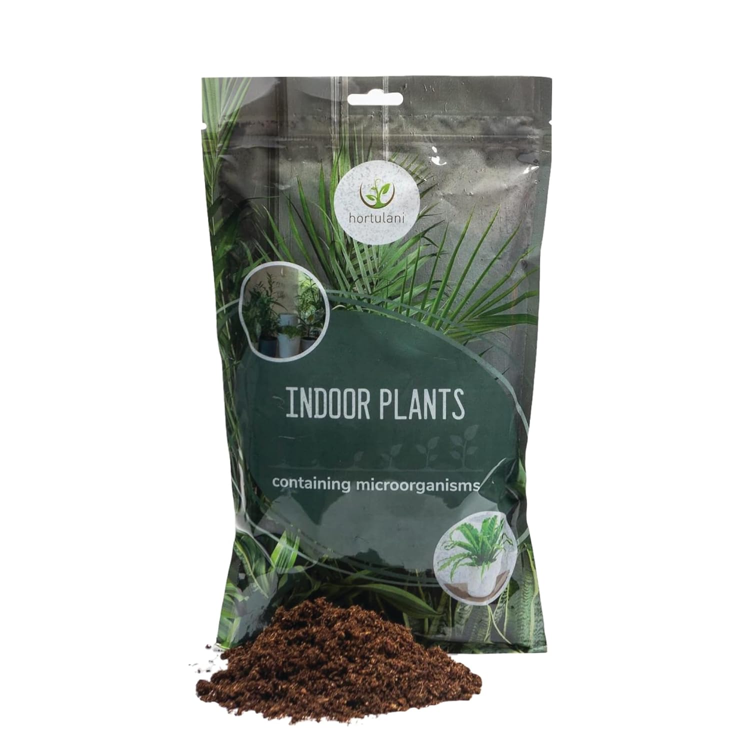 Engrais Microbiologique Pour Plantes d'Intérieur - Avec de Puissants Micro-Organismes pour les Jardins Fleuris - Transformez Votre Sol, Cultivez le Succès! (500g pour 5kg de terre)