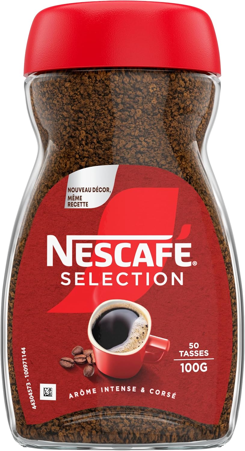 Nescafé Sélection, Café Soluble, Flacon de 100g