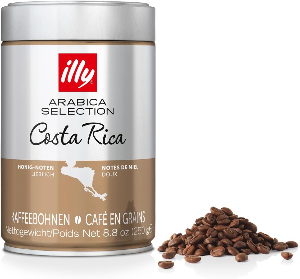 Café en grains Torréfié Arabica Selection Costa Rica, 6 boîtes de 250 g
