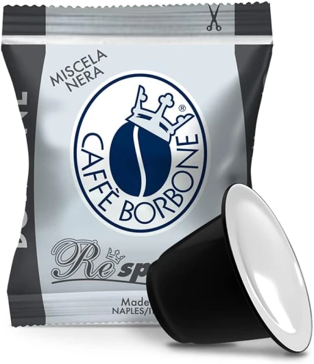 Respresso, Mélange Noir - 100 Capsules - Compatibles avec les machines à café à usage domestique Nespresso*