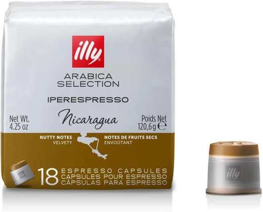 Capsule Café Iperespresso Arabica Sélection Torréfié NICARAGUA, 6 Boîtes de 18 Capsules, Total 108 Capsules
