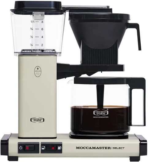 KBG Select, Cafetiere, Cafetiere Filtre, Blanc Cassé, 1.25 Litre Off-white