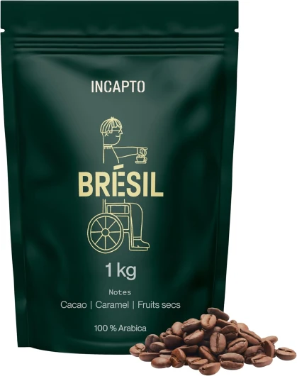 Café en Grain de Spécialité 1kg - Origine Brésil - 100% Arabica - Café de Spécialité 84 points SCA - Torréfaction Naturelle et Artisanale - Ferme Minas Gerais, Fazendas
