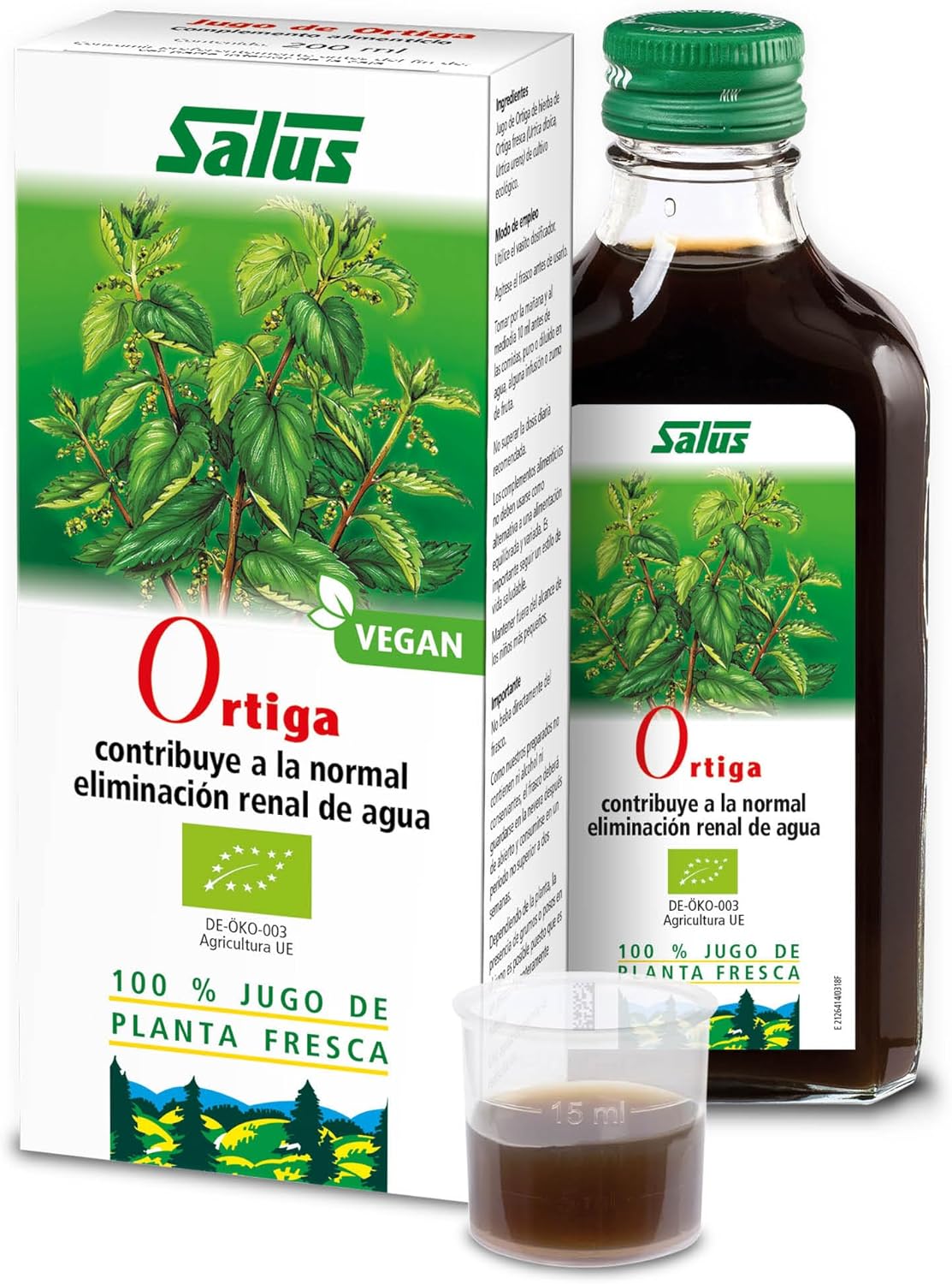 Ortie BIO – Complément Alimentaire à Base de Suc d'ortie BIO – Favorise Santé des articulations - Végan – 200 ml(Lot de 1)