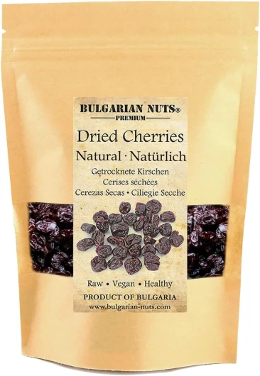 500 g Cerises Naturel, séchées au soleil, entièrement sucrées naturellement - sans sucre ajouté, sans additifs, sans conservateurs - De vraies cerises - Un vrai goût - 500 g (Lot de 1)