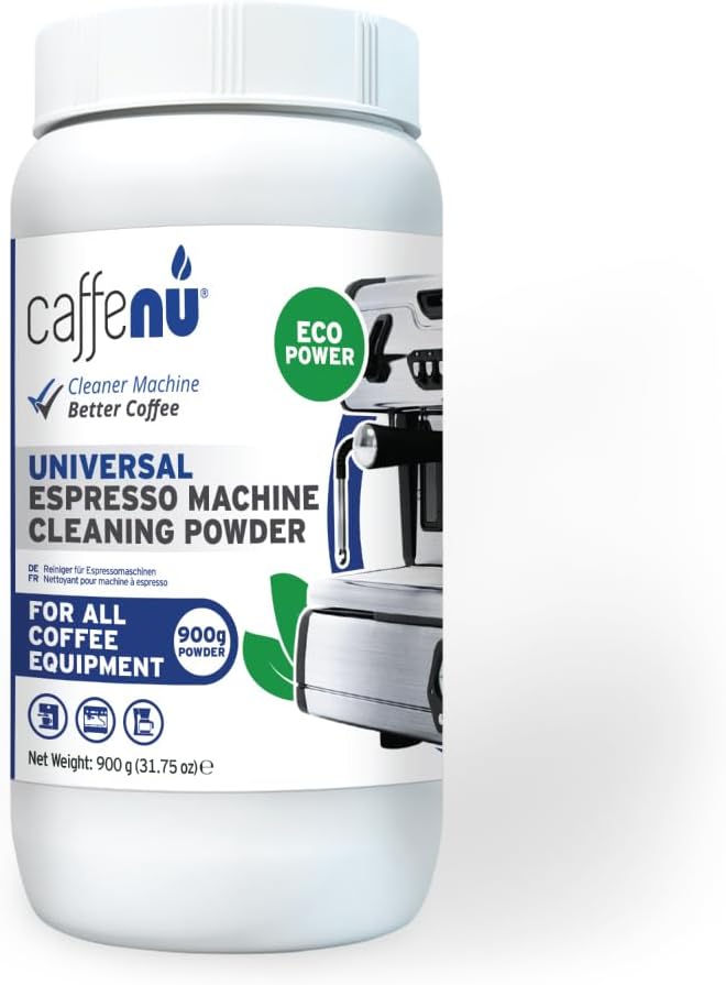 Poudre de nettoyage pour machine à café - 900 g - Produit de Barista essentiel - Nettoyant pour machine Expresso - Fonctionne avec machines commerciales - Complétez votre kit de Barista