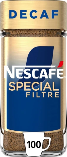 Nescafé SPECIAL FILTRE Décaféiné, Café Soluble, Flacon de 200g Décaféiné 200 g (Lot de 1)