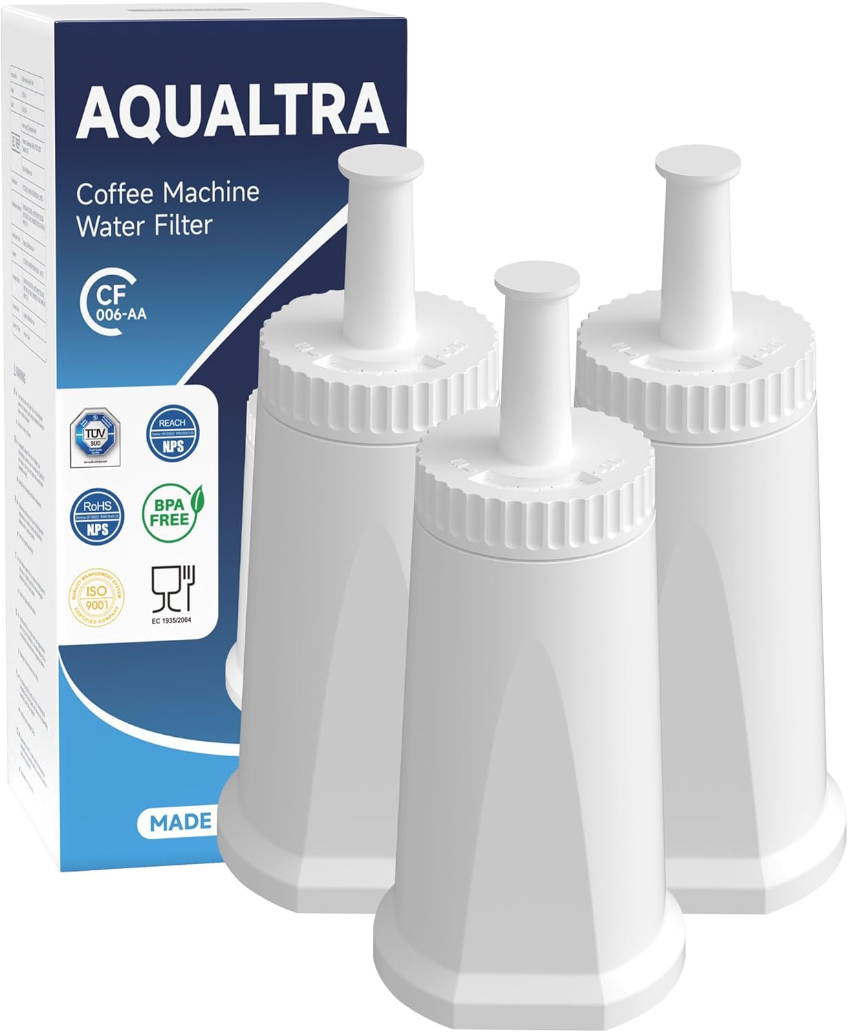 Filtre à Eau Pour Café Compatible avec pour Filtre à Eau Express Pro BES008, SES008/SES810/SES875/SES880/SES920/SES980/SES990 (3 Pièces) 3 Unité