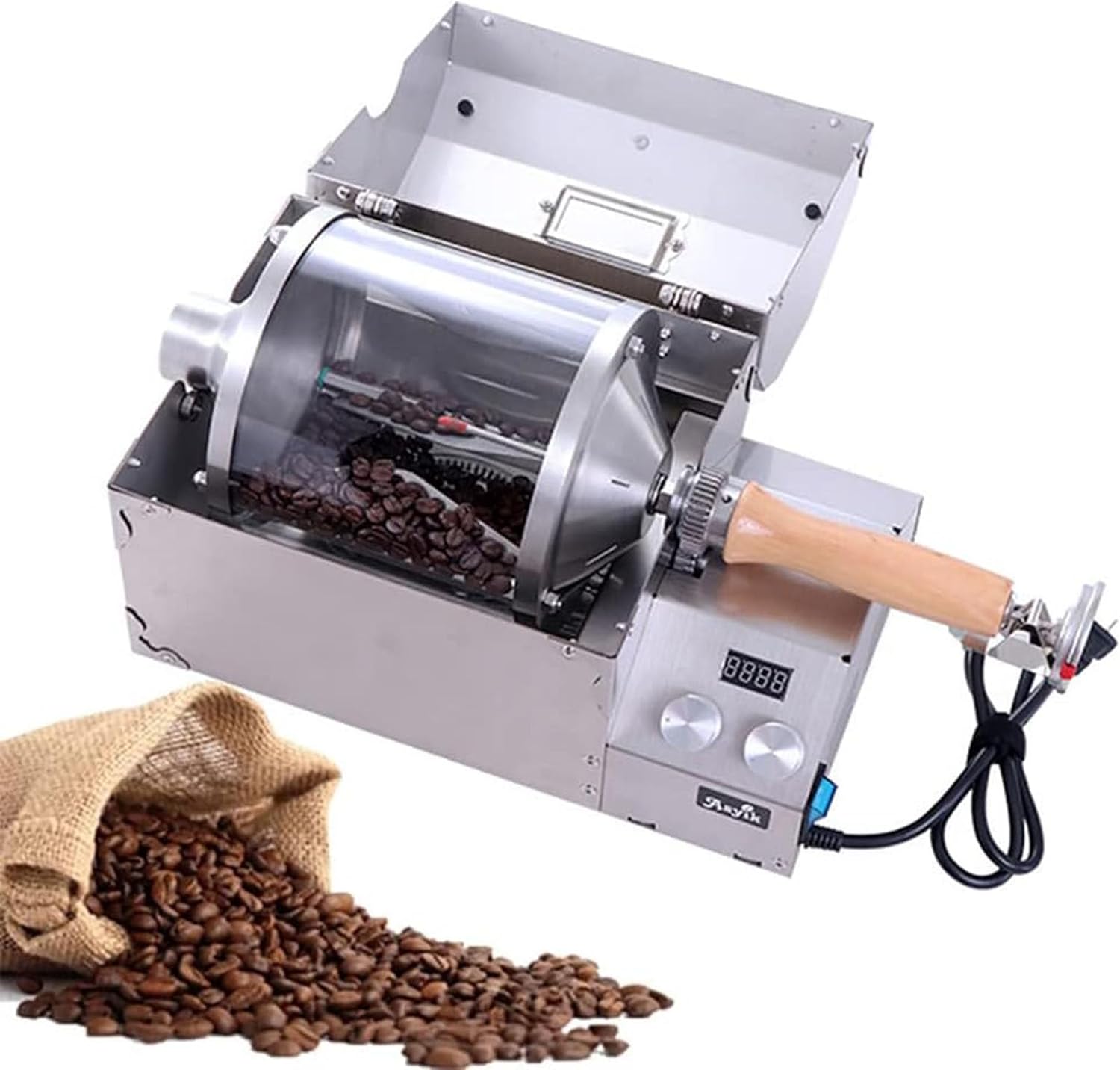 ZYLDDS 1200W Cafes de café Professionnel Roaster, 500 g de café de café électrique Machine de torréfacteur à Sec, pour Certaines Personnes Qui Aiment Le café