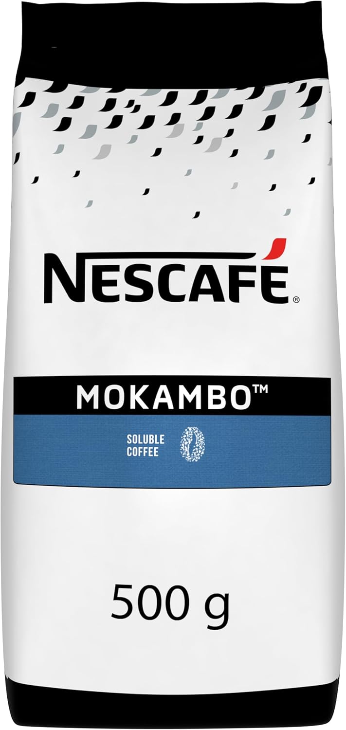 NESCAFÉ Mokambo - Café instantané - À Dominante Robusta - Produit en France - Café 100% Issu d'un Approvisionnement Plus Responsable - Sachet de 500 g Nescafé Mokambo Classique