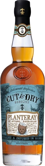 RUM - (Ex Plantation) - Cut & Dry Coconut - Boisson spiritueuse à base de RHUM - Origine : Barbade - Notes de noix de coco & Vanille - 40% Alcool - 70cl