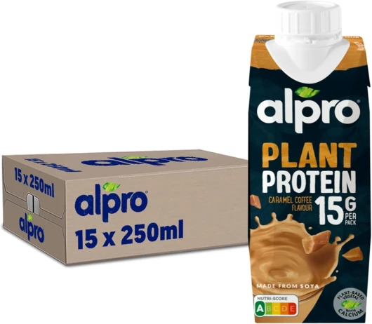 Boisson végétale - Soja protéine goût caramel café - 250ml - Lot de 15x250ml Café 250 ml (Lot de 15)