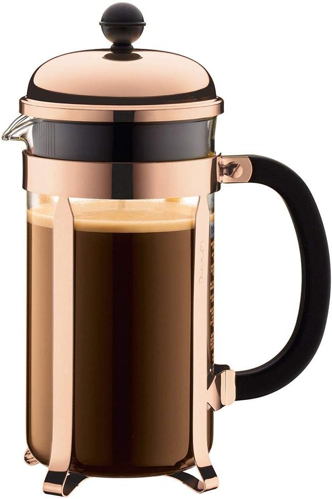Cafetière à piston pour 8 tasses 1,0 l Cuivre Cuivre 1,0 l