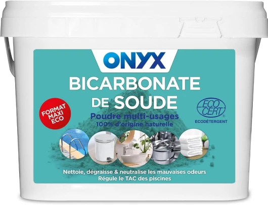 Bicarbonate de Soude Ménager en Poudre - Produit Nettoyant Dégraissant Désodorisant Multi Usage d’Origine Naturelle - Ecocert - 4kg