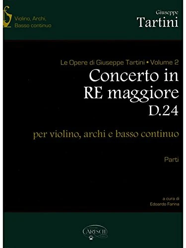 Tartini volume 02 conc d maj d24 pts livre sur la musique