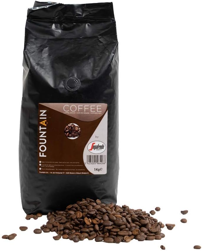 By Segafredo 1KG - Compatible avec tous les types de machine à café en grains - Café en grains intense composé des meilleures origines Café en grains 1 kg (Lot de 1)