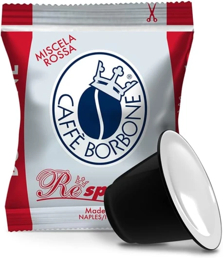 Café Respresso, Mélange Rouge - 100 Capsules - Compatibles avec les Machines à café à usage domestique Nespresso®*