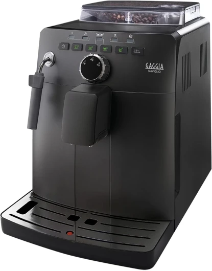 Gaggia HD8749/01 Naviglio Black - Machine à café automatique, pour Espresso et Cappuccino, Grains de café, 15 bars, 1850W, Noir, 100% Made in Italy Machine uniquement