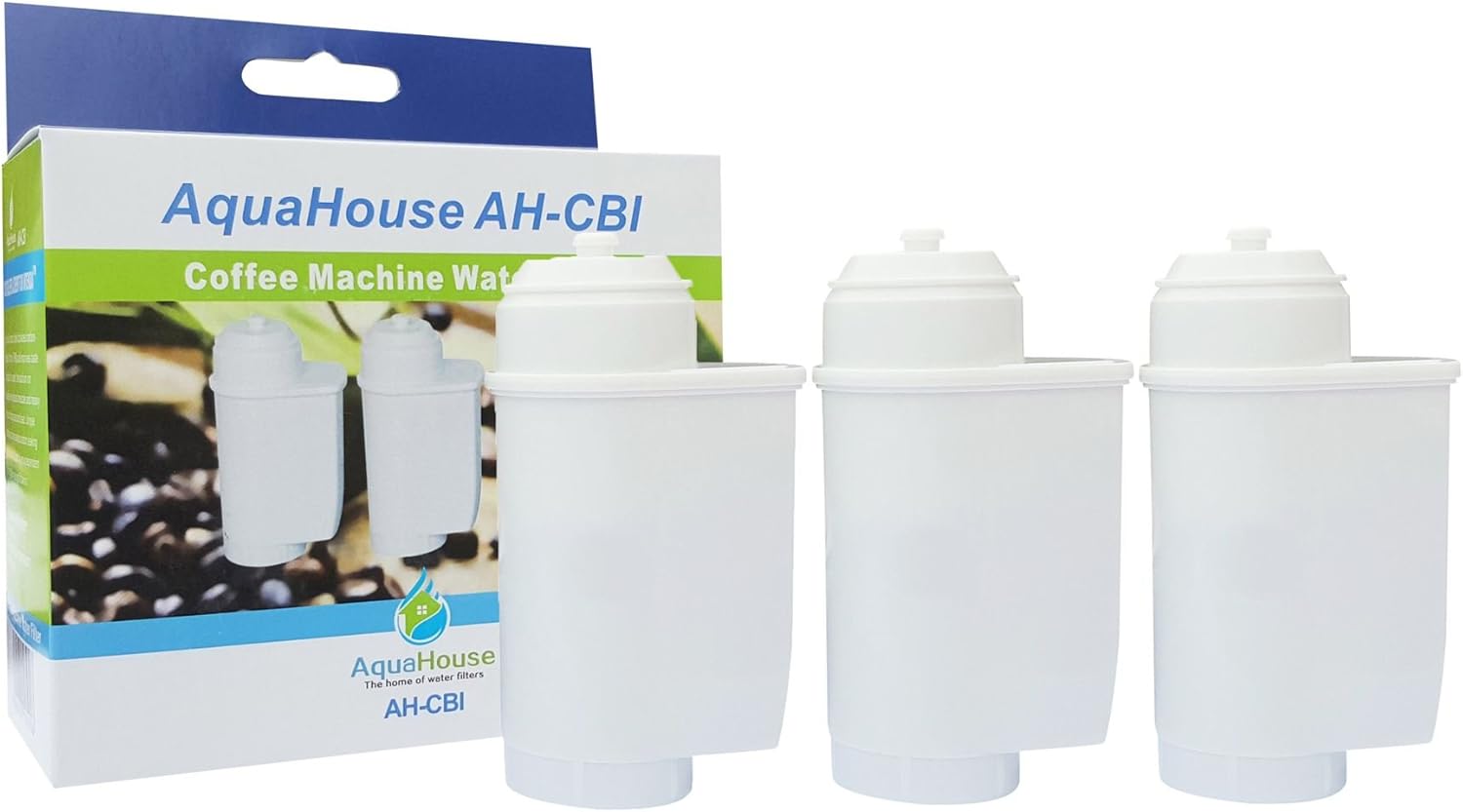 3x AH-CBI Compatible pour Siemens TZ70003, Bosch 12008246 Filtre à eau 467873 575491 pour Bosch Neff Siemens Gaggenau Machines à café BCM8450UC, CM450710 et TCM24RS