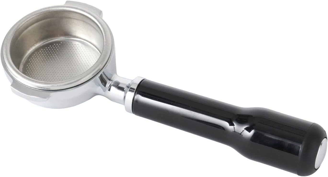 ITALPARTS BEZZERA Porte-filtre sans fond en laiton chromé de haute qualité Compatible avec E61 (21 G) Accessoires pour machine à café expresso