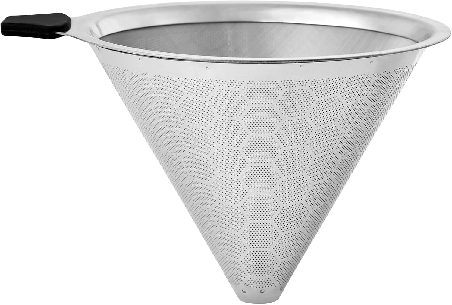 Filtres à café Compatible with V60 02 03 et Chemex – Filtre permanent réutilisable en acier inoxydable pour cafetière et accessoires de bar