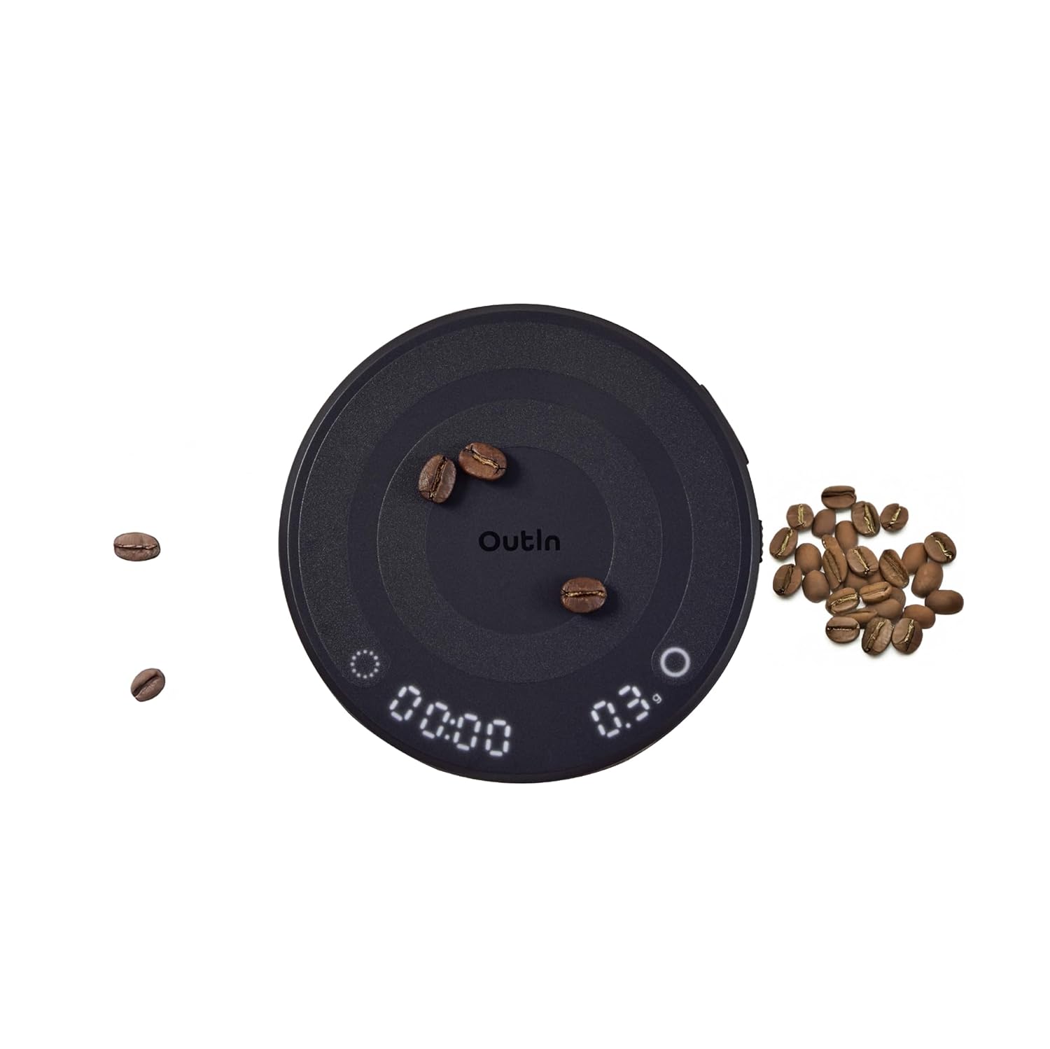 Claro Balance à café portable, balance expresso 2 kg/0,1 g, mesure précise, pour verser le café, plusieurs modes, fonction minuterie, rechargeable, avec sac de protection