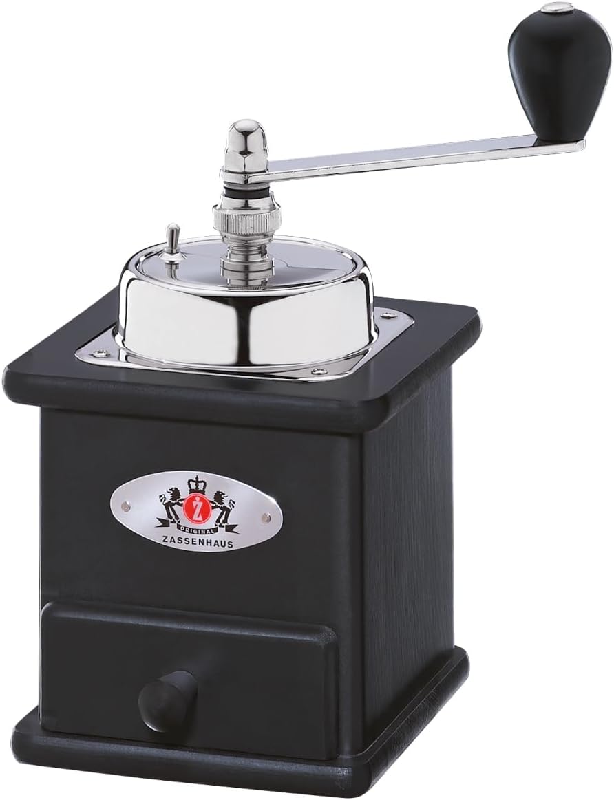 Zassenhaus Brasilia Moulin à café en hêtre Noir Hêtre Noir.