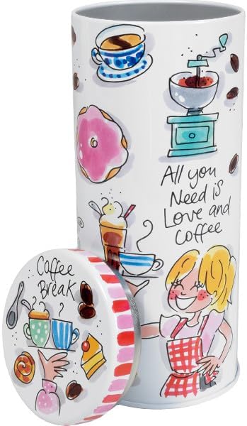 Blond Amsterdam Set de 2 sous-verres x Senseo – Accessoire café décoratif – Protection table – Cadeau original Blond X Senseo Blikken 6967-6934