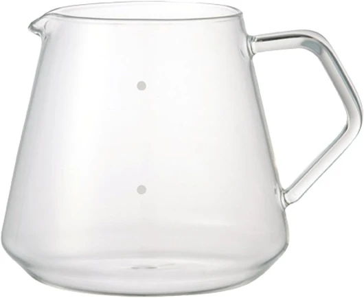 Kinto - Serviteur de café lent, 600 ml, Transparent, Résistant à la chaleur 0.6 Litres