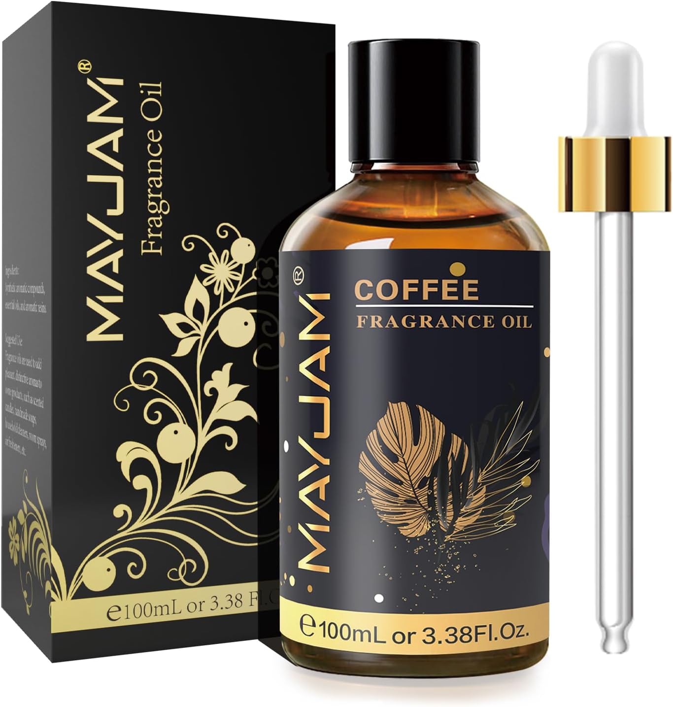 Huile Essentielle de Café 100ml, Huile de Parfumée de Qualité Supérieure pour Diffuseur d'Huiles Essentielles, Aromathérapie, Humidificateur Café 100ML 100 ml (Lot de 1)