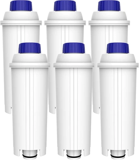 Maxblue Filtre à eau pour machine à café, Remplacement pour De'Longhi® DLSC002, DLS C002, 9310926, SER3017, 5513292811 et machine à café Espresso de ECAM ETAM EC800 EC680 BCO, Certifié TÜV SÜD (6)