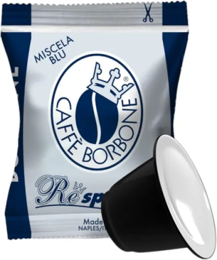 Respresso, Mélange Bleu - 100 Capsules - Compatibles avec les machines à café à usage domestique Nespresso*