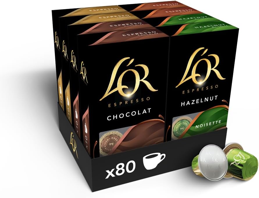 L'OR Espresso ASSORTIMENT FLAVORED 4 variétés de capsules