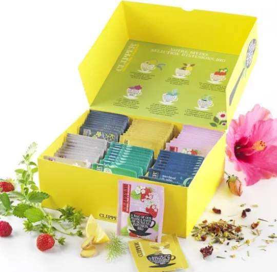 CLIPPER - Coffret Découverte Infusion Bio - Coffret Cadeau - 6 x 10 Sachets d'Infusions Bio Clipper COFFRET INFUSIONS