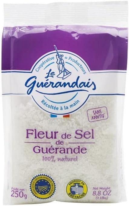 LE GUERANDAIS - Fleurs De Sel Sac 250G - Lot De 3 - livraison offerte