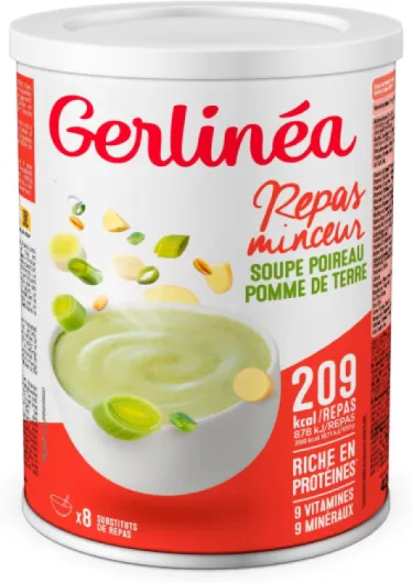 Soupe Poireau Pomme de Terre - Substituts de repas riche en protéines - Soupe déshydratée - Repas Minceur - contient 8 repas Poireaux Pomme de Terre