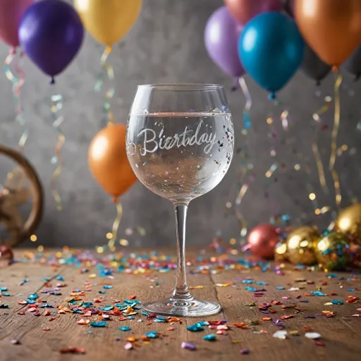 Offrez un verre personnalisé pour un anniversaire inoubliable