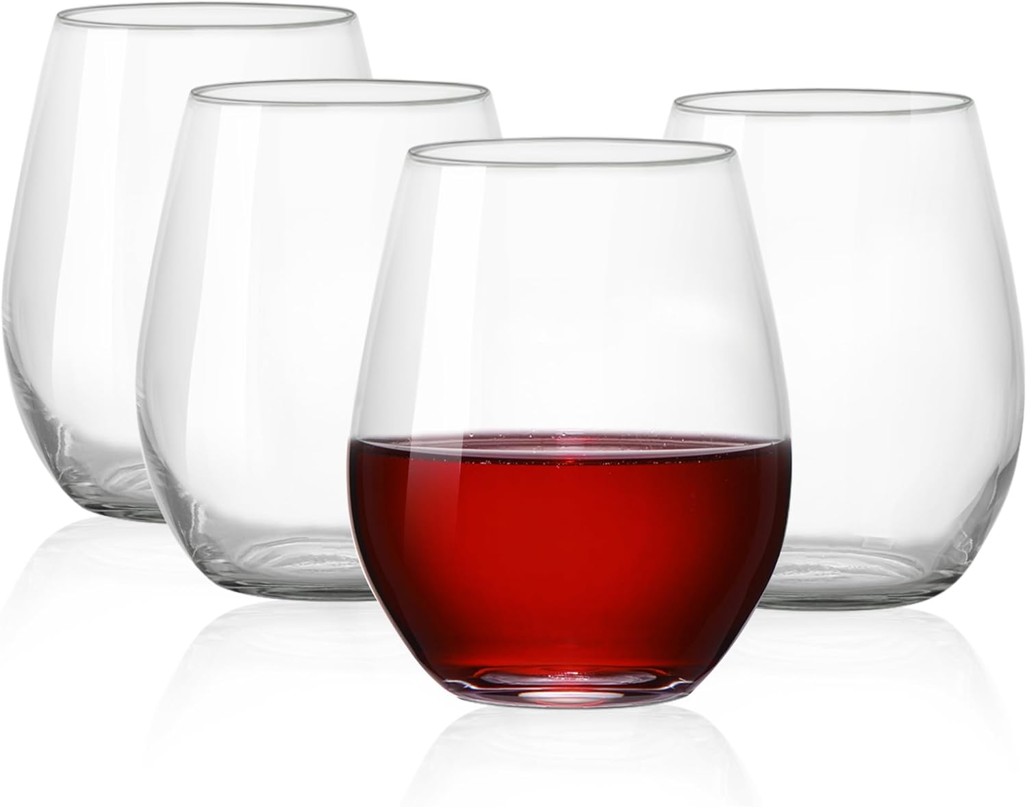 Incassable Verre à Eau, 470ml Tritan-Plastique Verres Tumbler pour eau/whisky/jus, Les Restaurants, Les Fêtes, Lavable au Lave-vaisselle Lot de 4 470ml 4 Unité