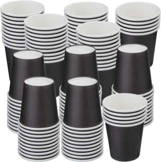 Lot de 100 gobelets en carton de 3 onces, gobelets jetables, gobelets en papier, tasses à thé, tasses à café, gobelets de camping pour boissons, salle de bain de bain, gobelets de fête en papier pour