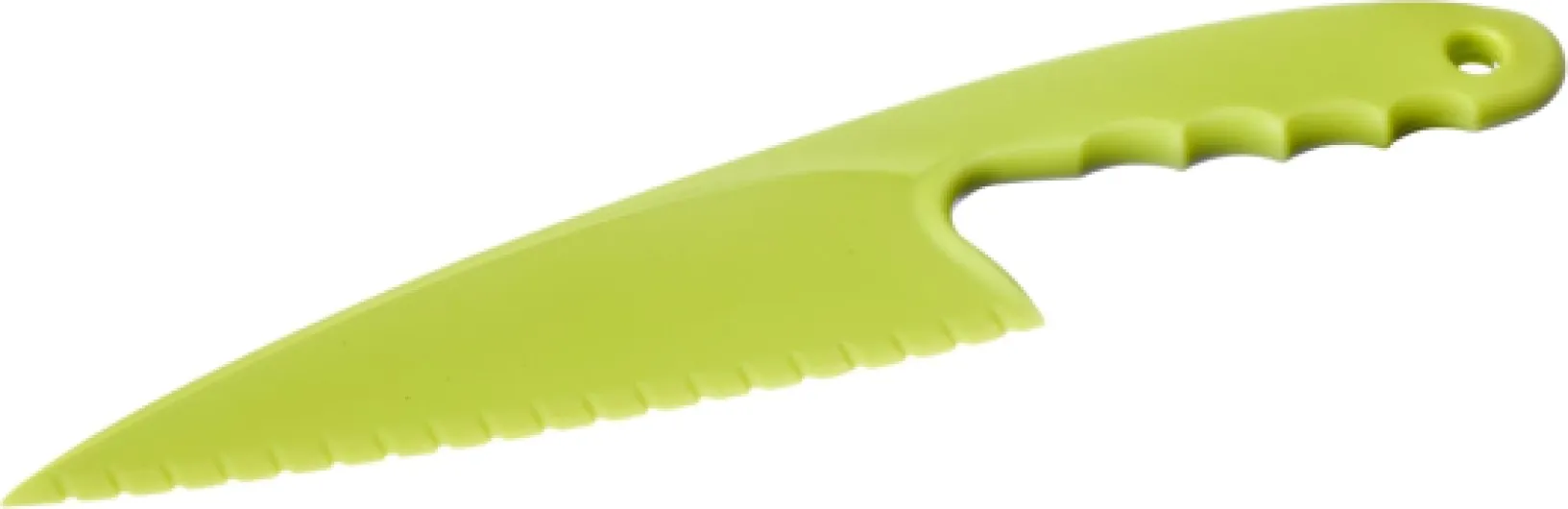 20932270 Couteau à salade en vert, Plastique, 29 cm