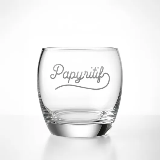 Verre à Whisky Papy-ritif, Transparent, Verre Gravé, 31 cl, Personnalisable, Fabriqué en Europe, Pour Apéritif et Digestif