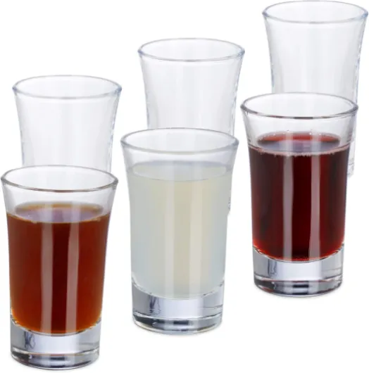 Verres à Liqueur, Lot de 24, Verres à Shots, 4 cl, Verres à digestif, Expresso, schnaps, Shooters, Transparent
