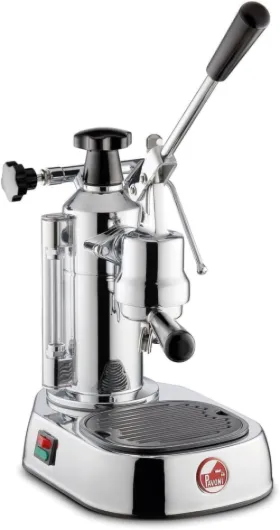 La Pavoni Europiccola Lusso EL Semi-automatique Machine à expresso 0,8 L, Marron