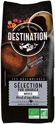 Destination - Café Moulu Sélection Pur Arabica 1Kg - Vendu par unité
