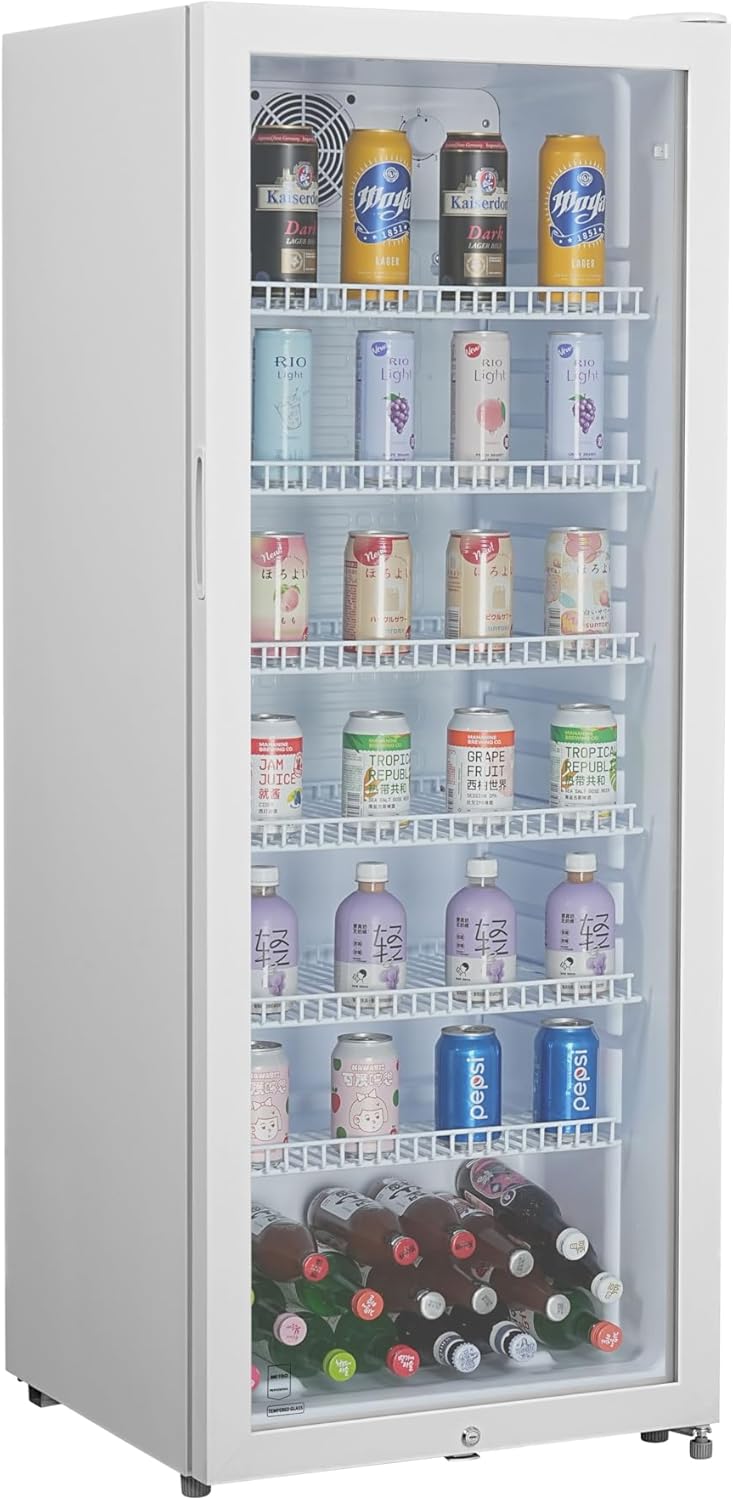 Réfrigérateur à Boissons GSC4240, 237 L, 54 x 54.5 x 139.5 cm, Métal/Plastique/Verre, Refroidissement Statique, 110 W, Blanc Blanc 237 L